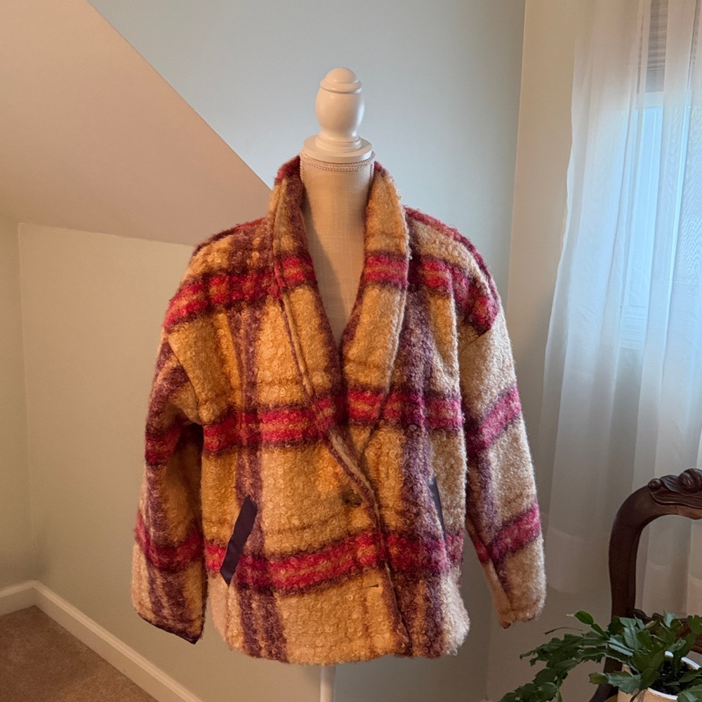 Knox Rose Multicolor Plaid Bomber Jacket